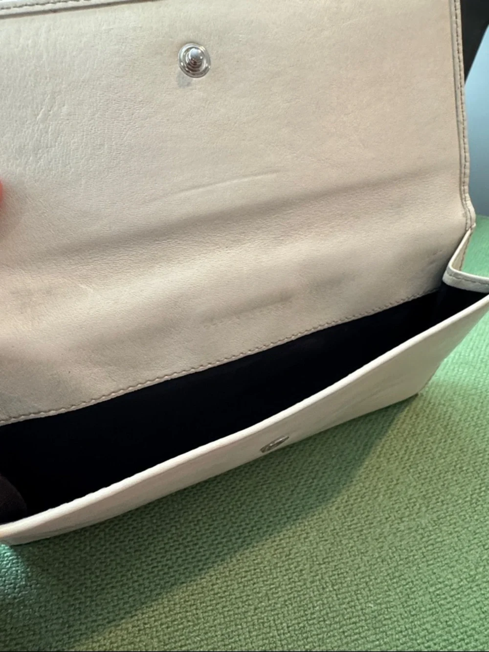 Gucci Leather Wallet with Studded Double-G Emblem